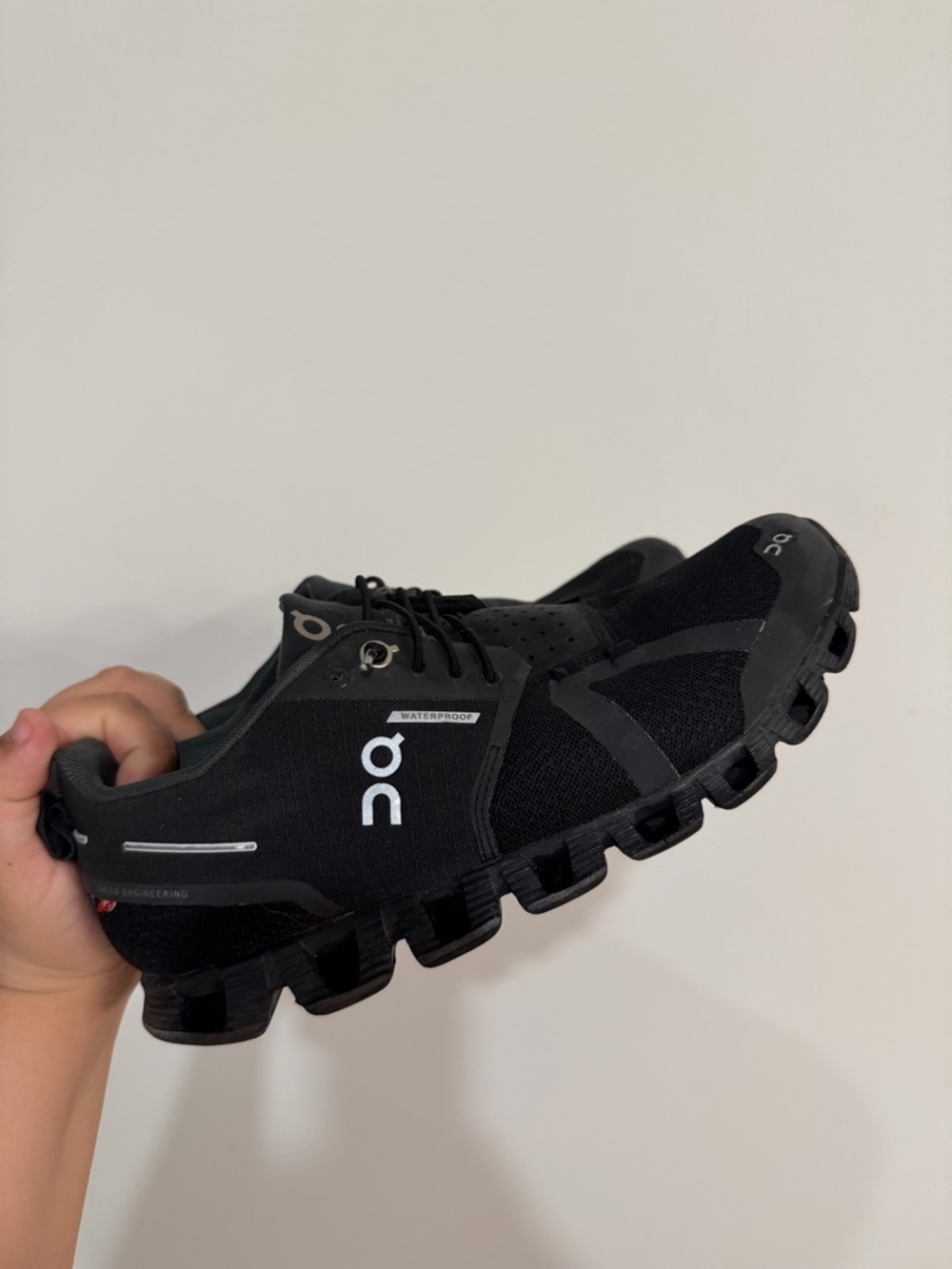 On Running Women's Black Cloudtec Waterproof Running Shoe